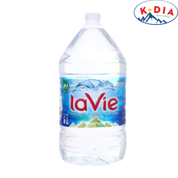 Nước đóng bình Lavie 6L - Nước Uống K - DIA - Công Ty TNHH Sản Xuất Thương Mại Dịch Vụ K - DIA